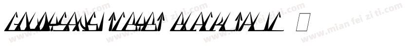 goudysansitcbybt blackltalic字体转换